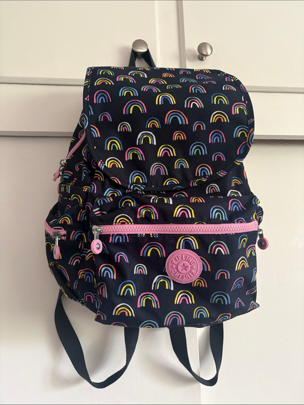 Kipling Light Rainbow Backpack